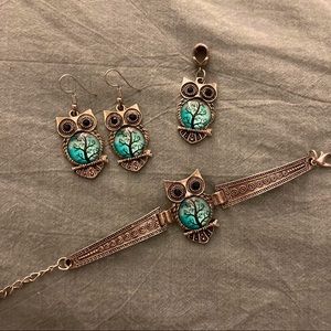 Owl Jewelry Set 🦉💠